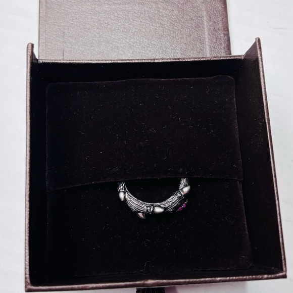 STEPHEN DWECK DIAMONDS Sterling Silver Branch Ring Size 7 - Picture 8 of 9